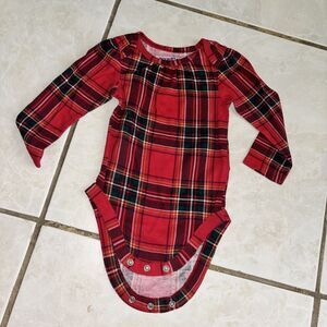 413. Bundles plaid long sleeve shirt size 6-9 months